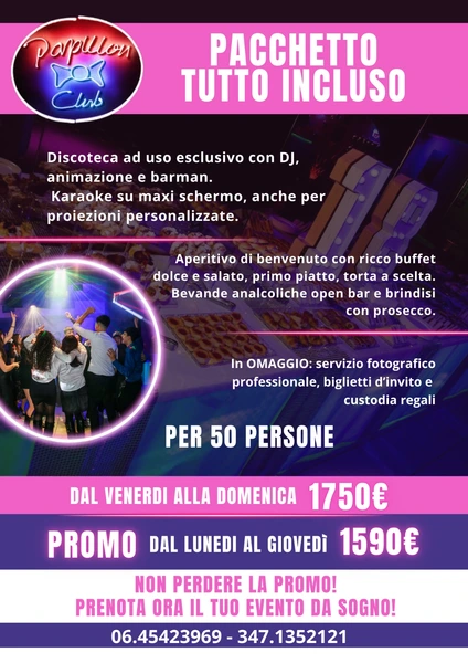 Pacchetto per 50 persone